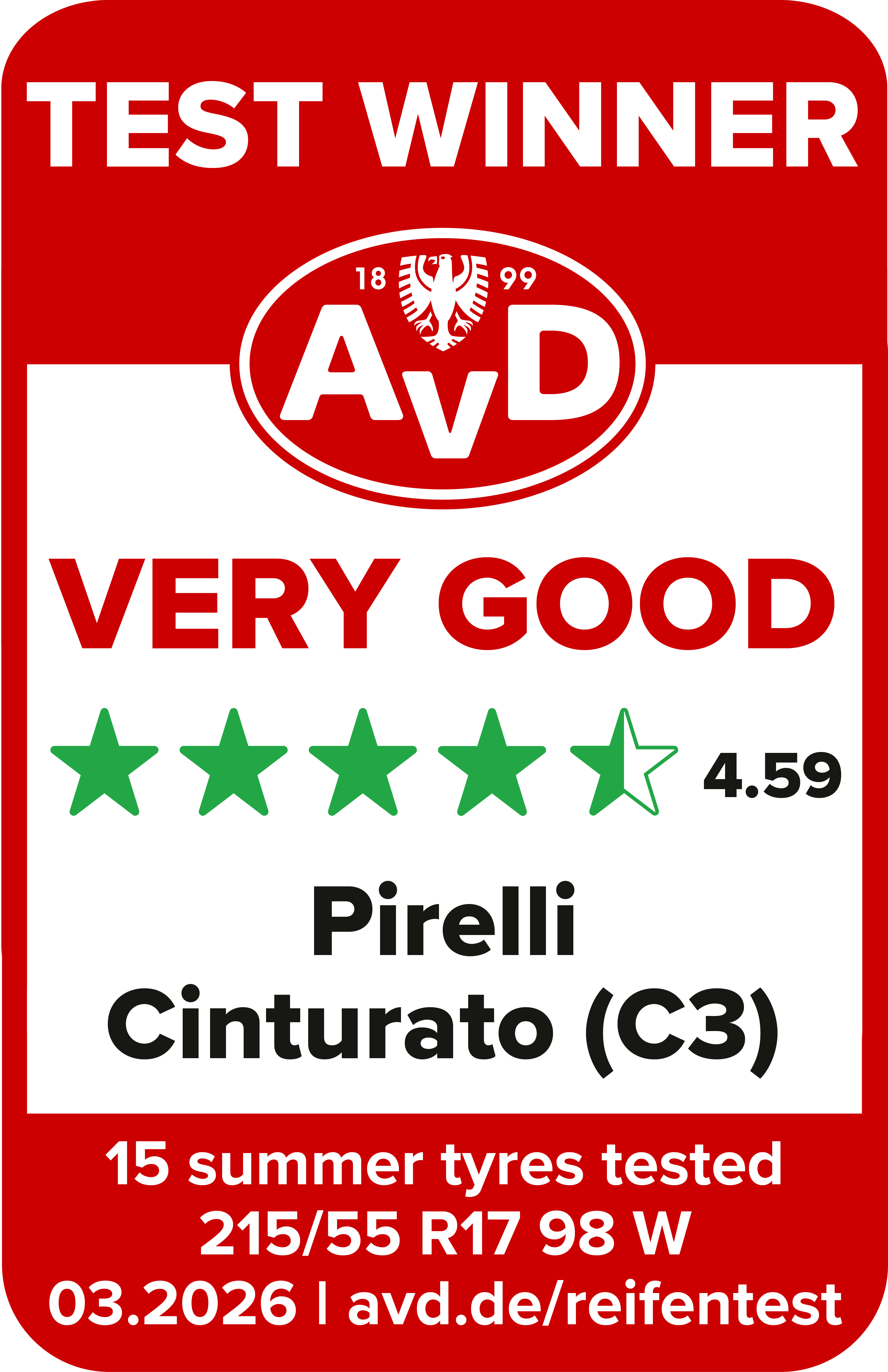 AvD — CINTURATO (C3)
